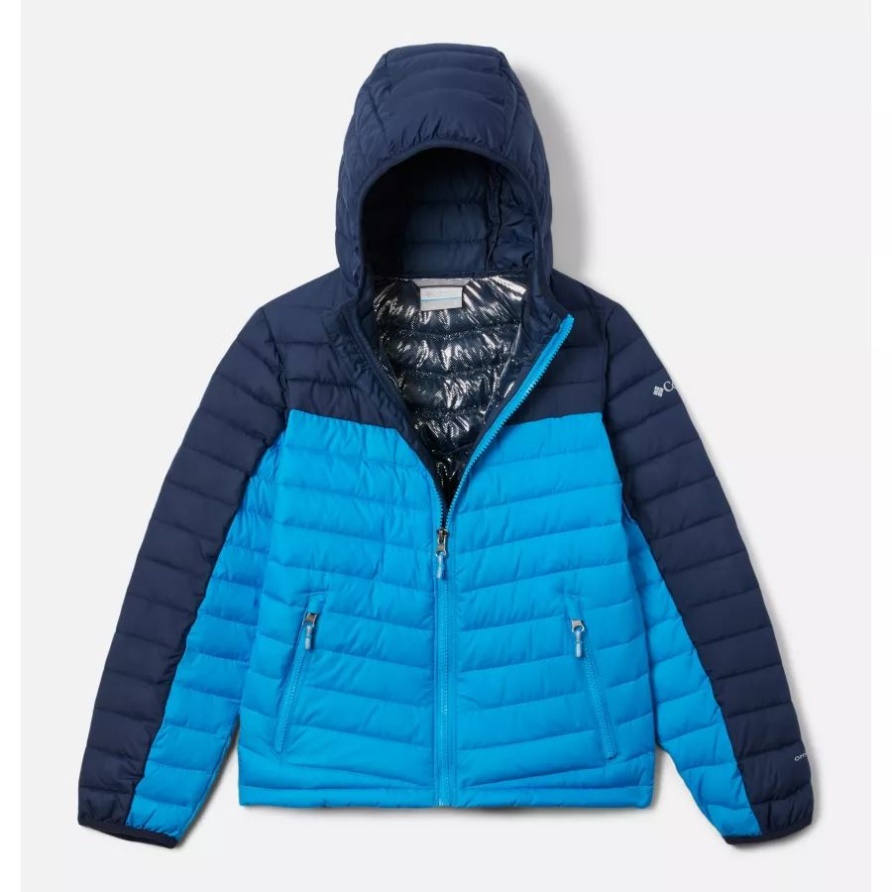 Slope-Edge-Isolierjacke Für Jungen Compass Blue/Collegiate Navy Columbia