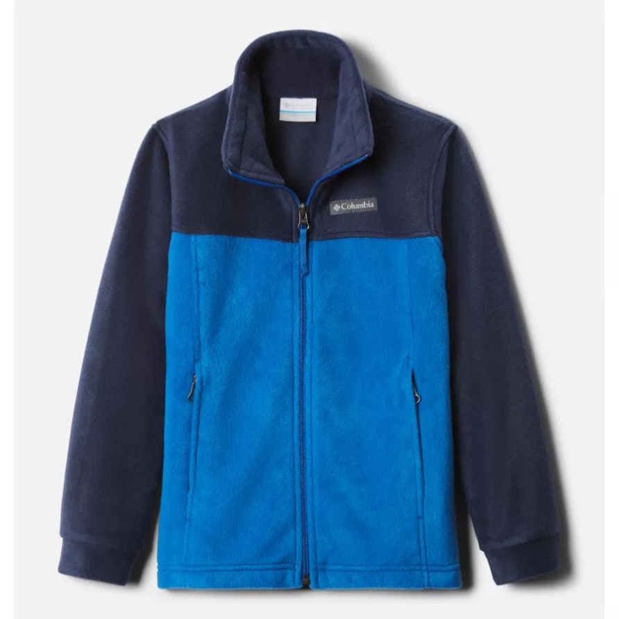 Steens Mountain Ii Fleecejacke Für Jungen Hellindigo/collegiate Navy Columbia Brand