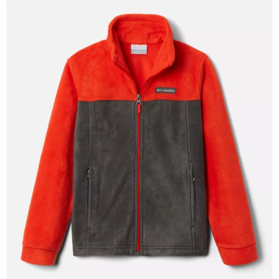 Steens Mountain II Fleecejacke Für Jungen Spicy/Shark Columbia