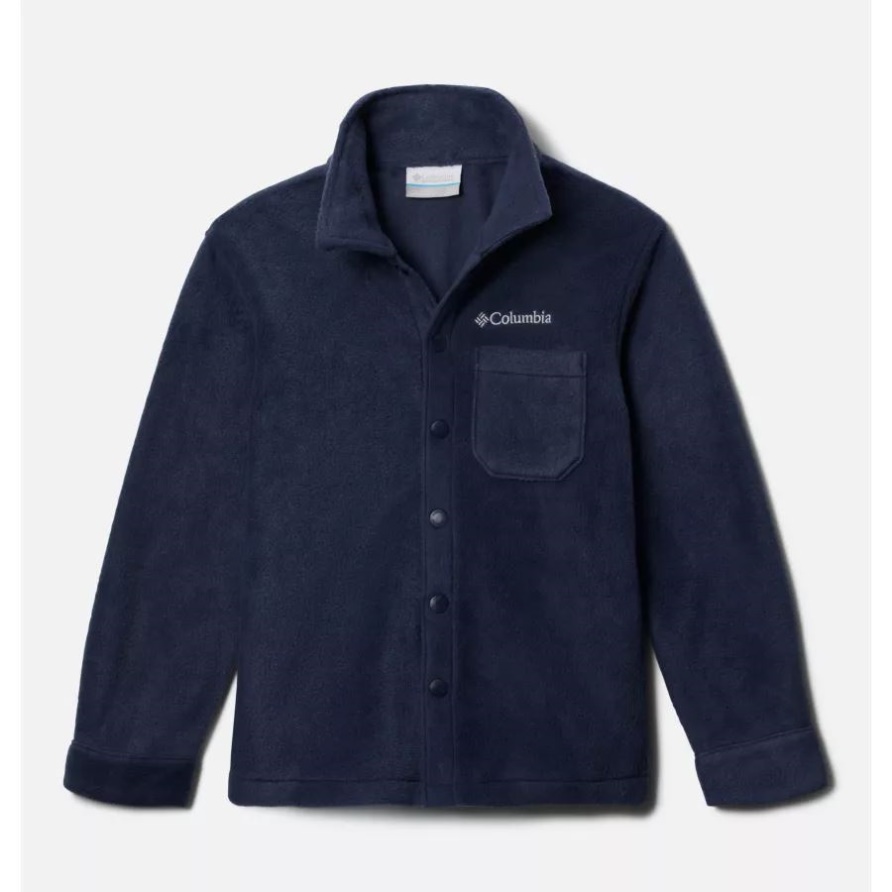 Steens Mtn Fleece-überhemd Für Jungen Collegiate Navy Columbia