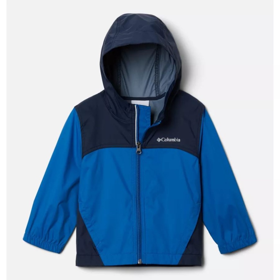 Kleinkind-Glennaker-Regenjacke Für Jungen In Bright Indigo/College Navy Columbia