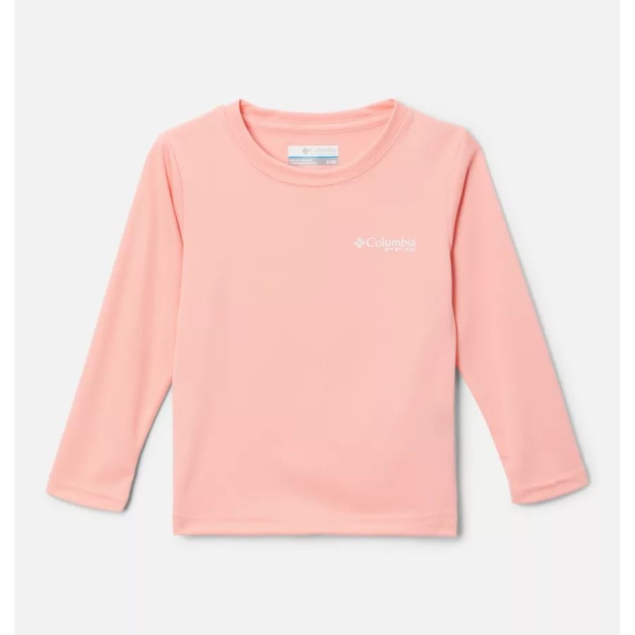 Jungen Kleinkind Pfg Terminal Tackle University Langarmshirt Sorbet/Weiß - Marlin Columbia