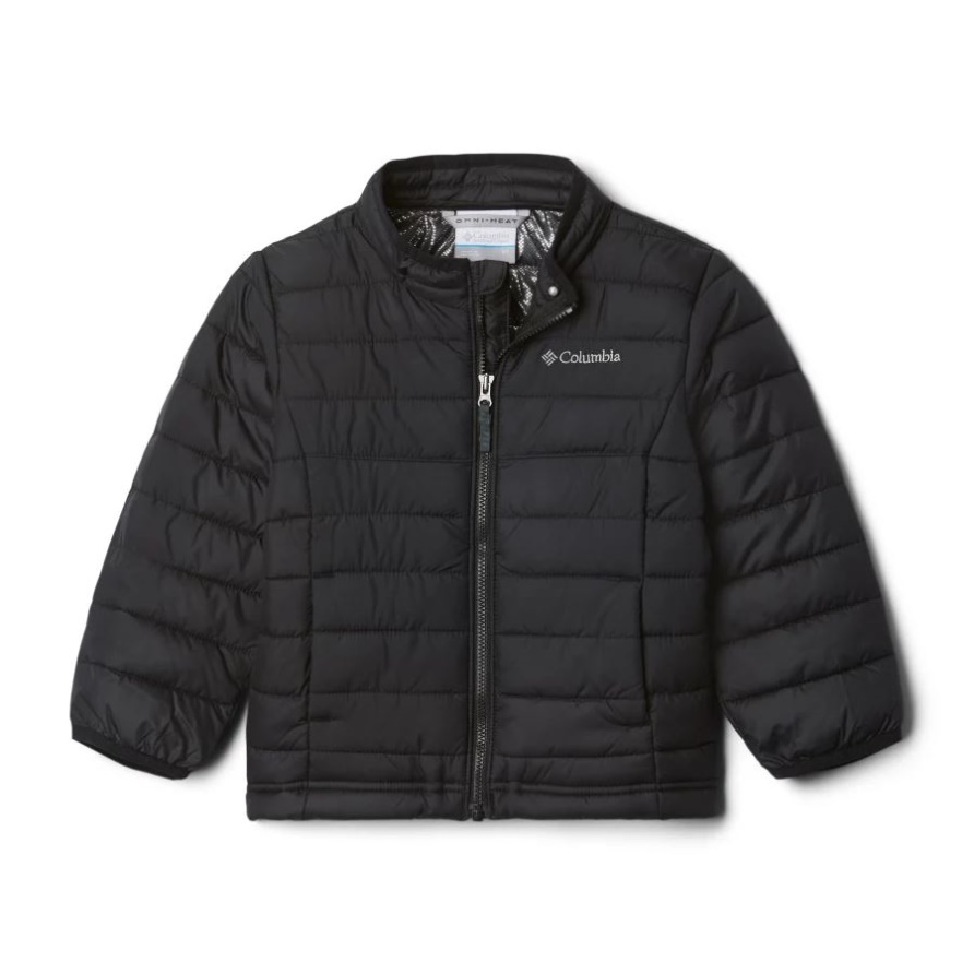 Puder Lite Jacke Für Jungen Columbia Schwarz