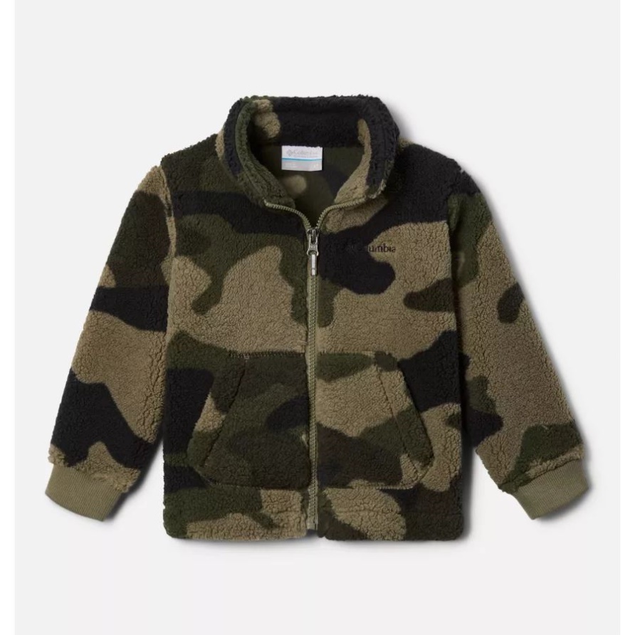 Robuster Ridge Ii Kleinkind Mit Durchgehendem Reißverschluss Sherpa Steingrün Mod Camo Columbia Für Jungen