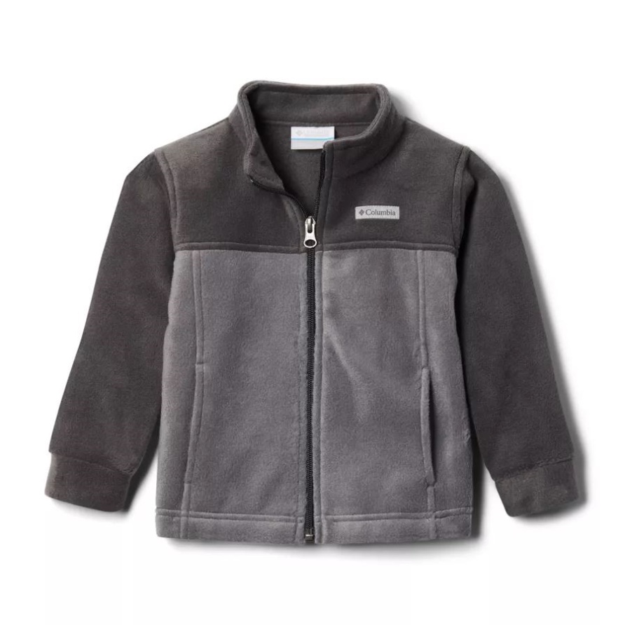 Steens Mountain II Fleecejacke Für Jungen Für Kleinkinder Columbia City Grey/Shark