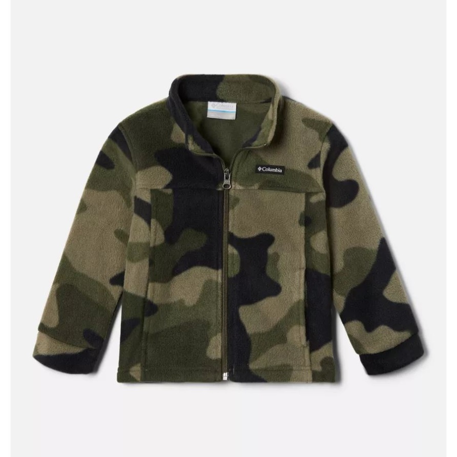 Jungen-Kleinkind-Zing-III-Fleecejacke Columbia Stone Green Mod Camo