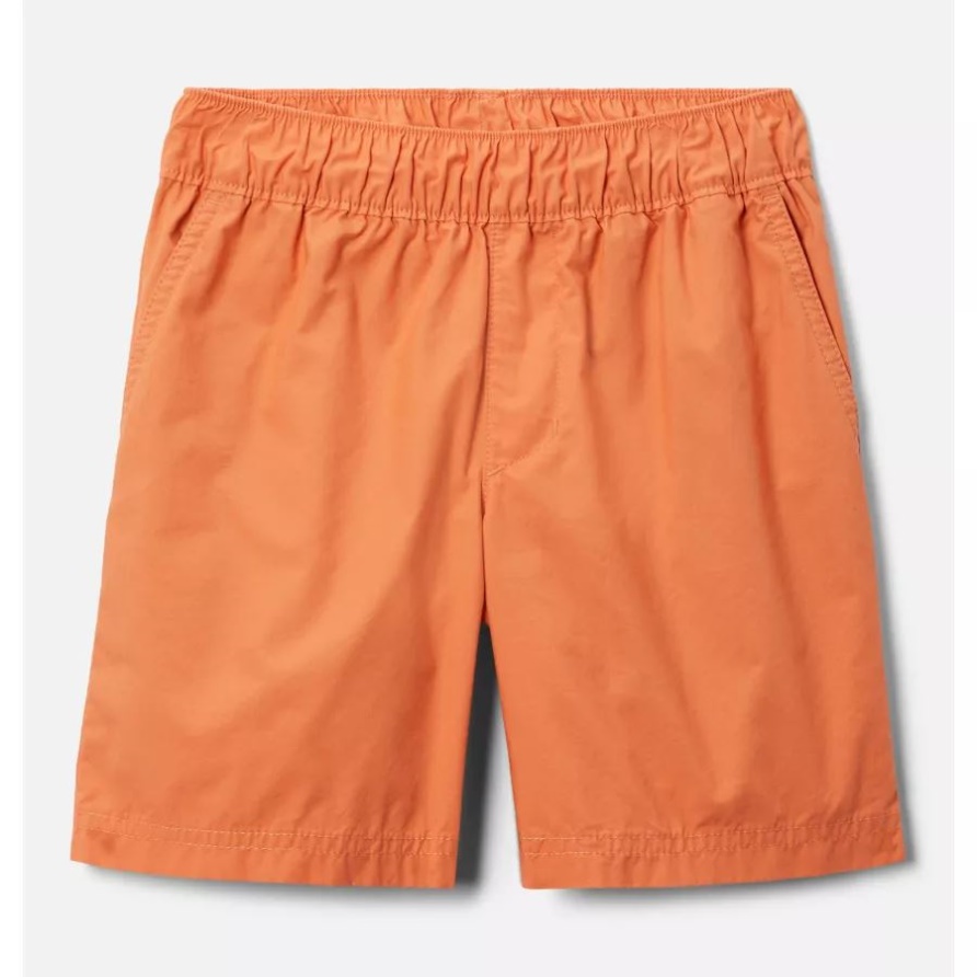 Verwaschene Shorts Für Jungen, Wüstenorange Columbia