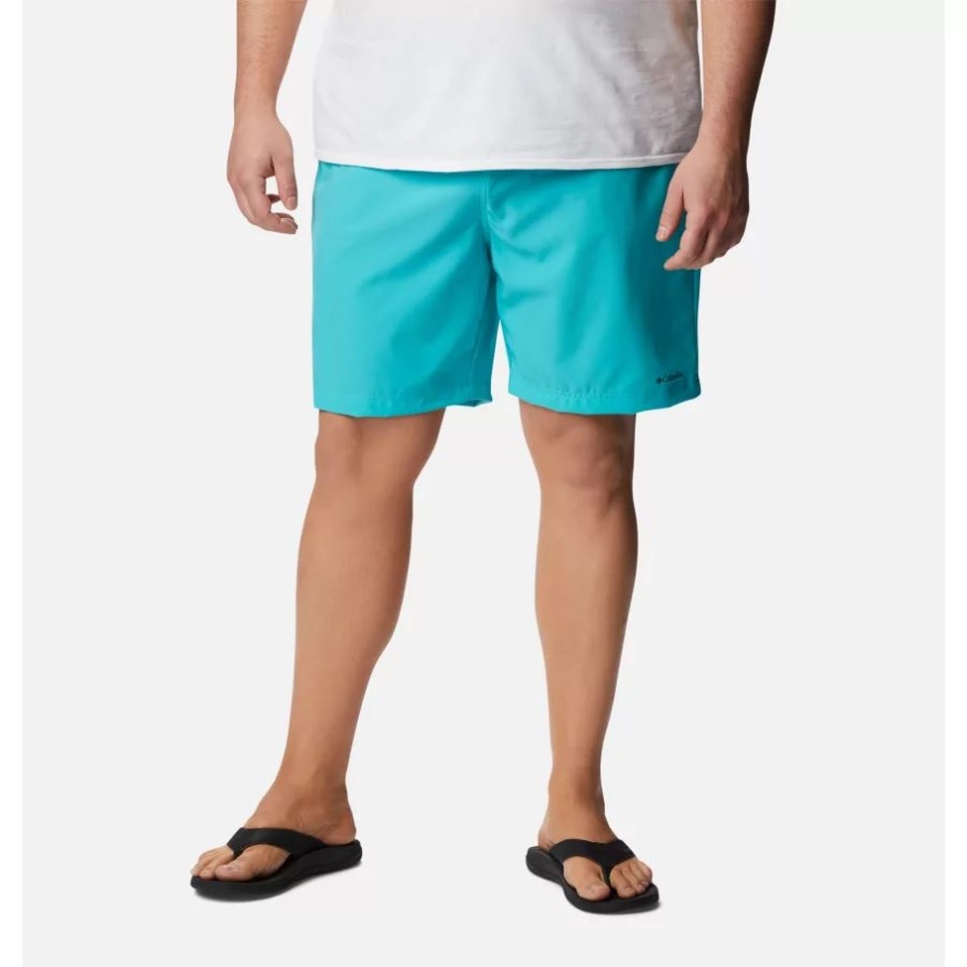 Bright Aqua Columbia Summertide Stretch-Shorts Für Herren, Groß