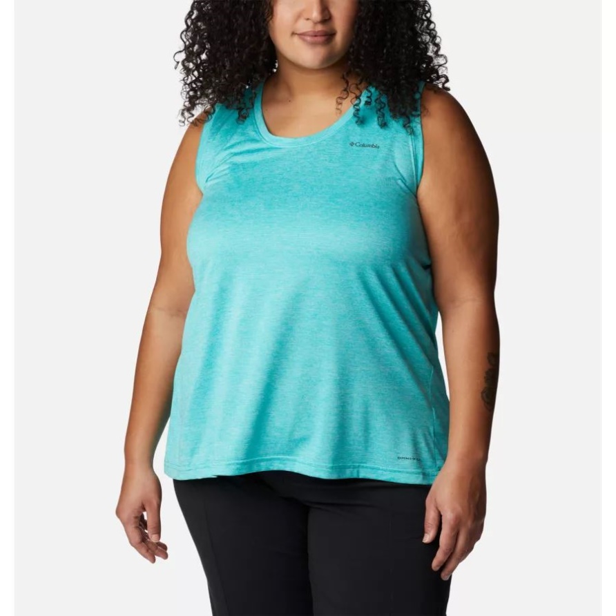 Columbia-Wandertank Für Damen In Heller Aqua-Heidefarbe Plus Größe Columbia