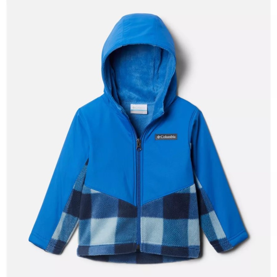 Hellindigo Kariert Multi/hellindigo Columbia Kleinkind Steens Mt Overlay Hoodie