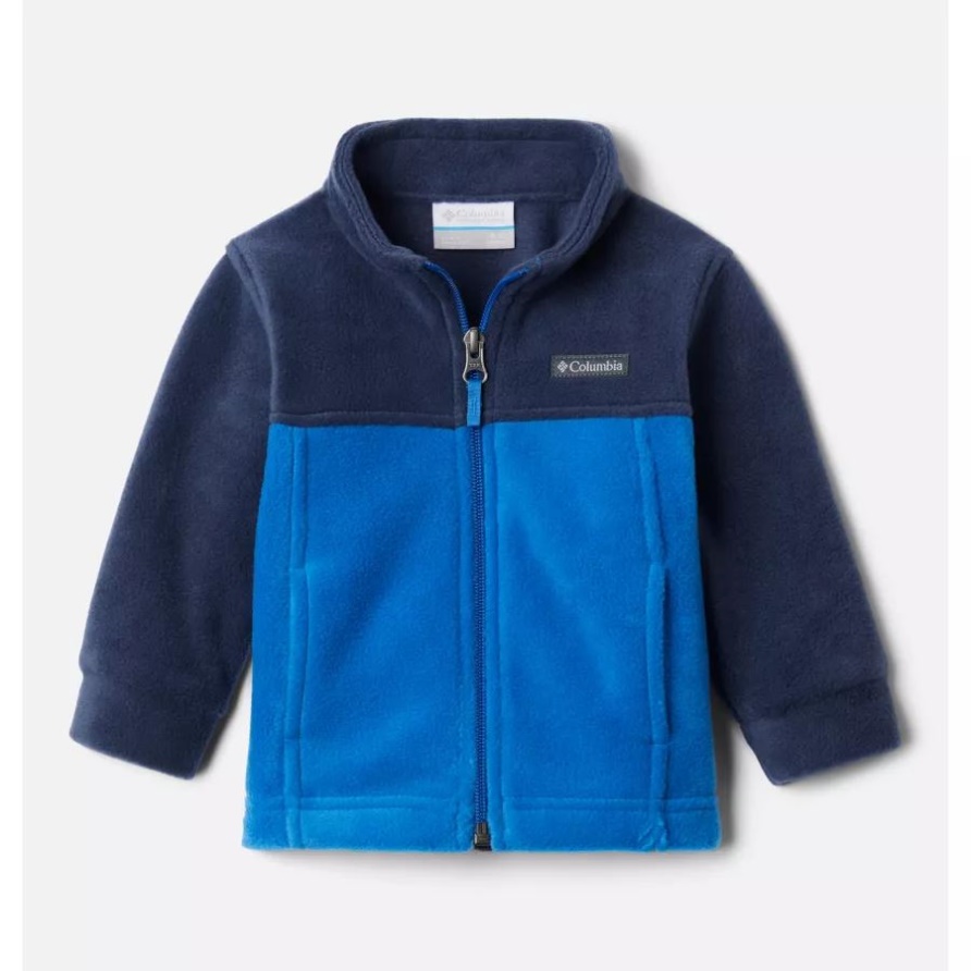 Helles Indigo/College-Marine-Fleecejacke Für Jungen Von Steens Mountain II Columbia