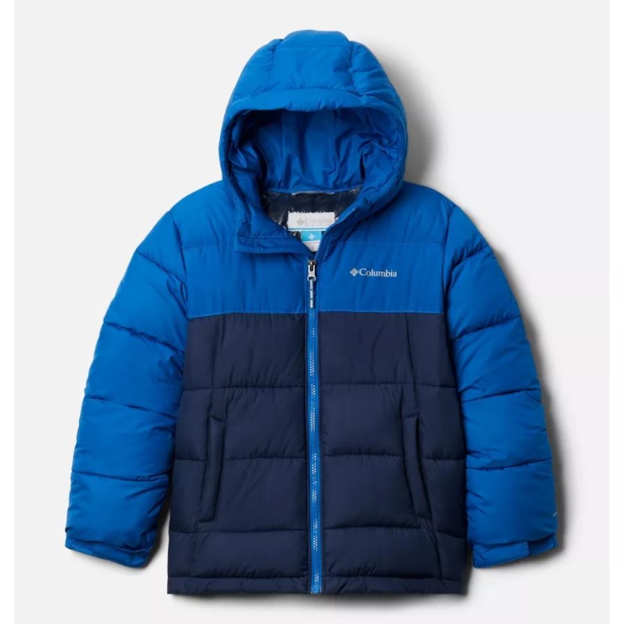 Helles Indigo/collegiate Navy Pike Lakejacke Für Kinder Columbia