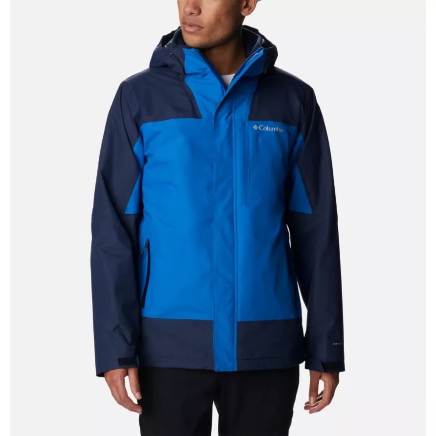 Helles Indigo/College-Marineblau Electric Peak 3-in-1 Wechsel-Walkingjacke Für Herren Columbia