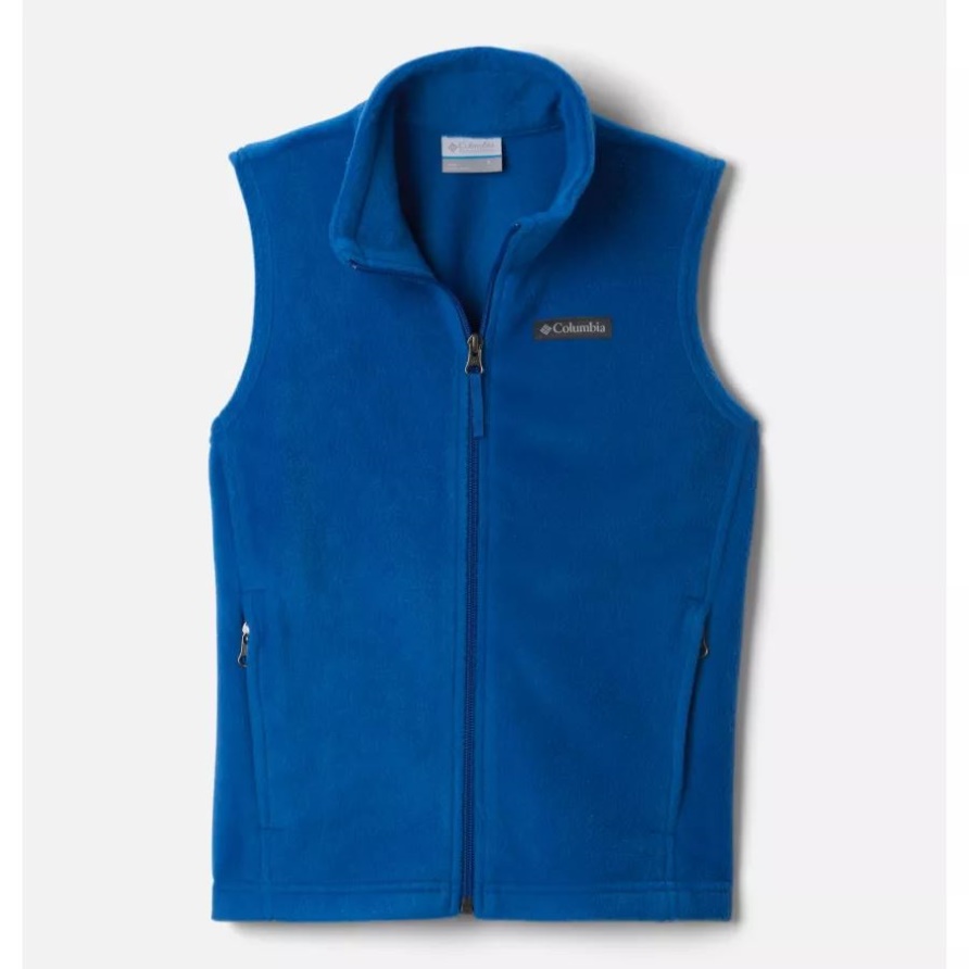 Helles Indigo Columbia Steens Mountain Fleeceweste Für Jungen