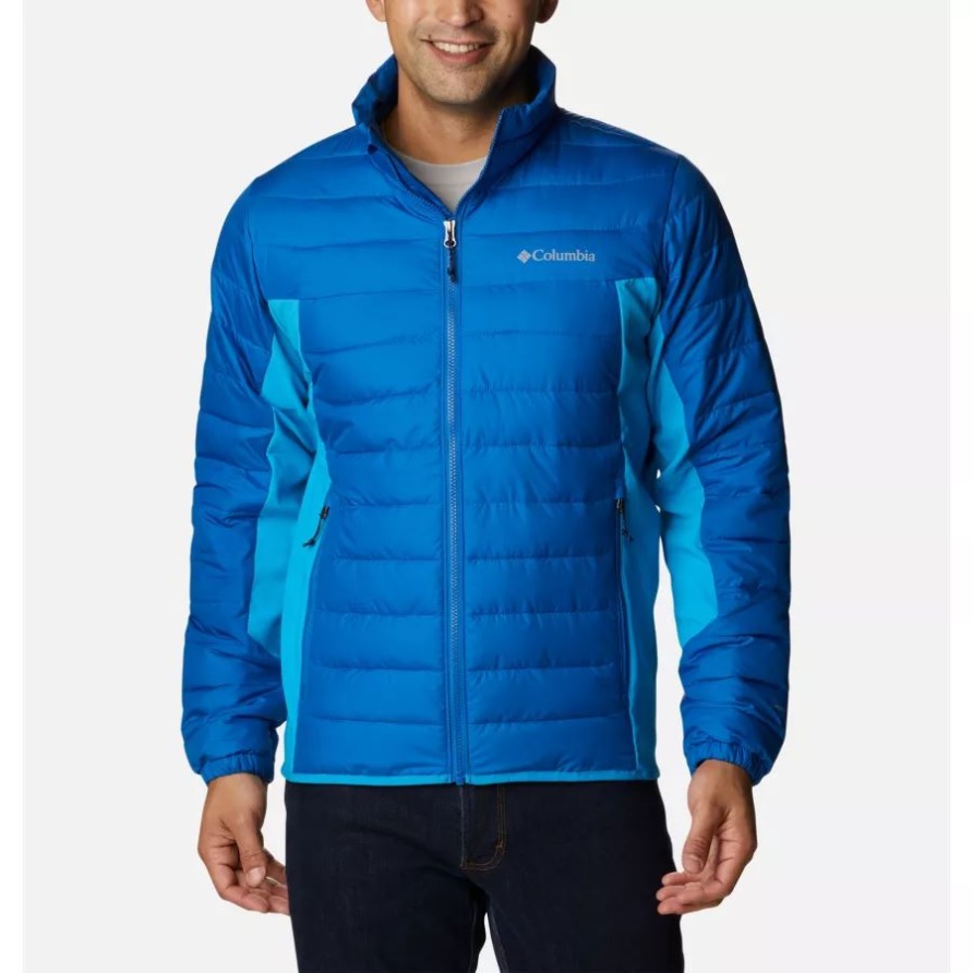 Hell Indigo/kompassblaue Puder Lite Hybridjacke Für Herren Columbia