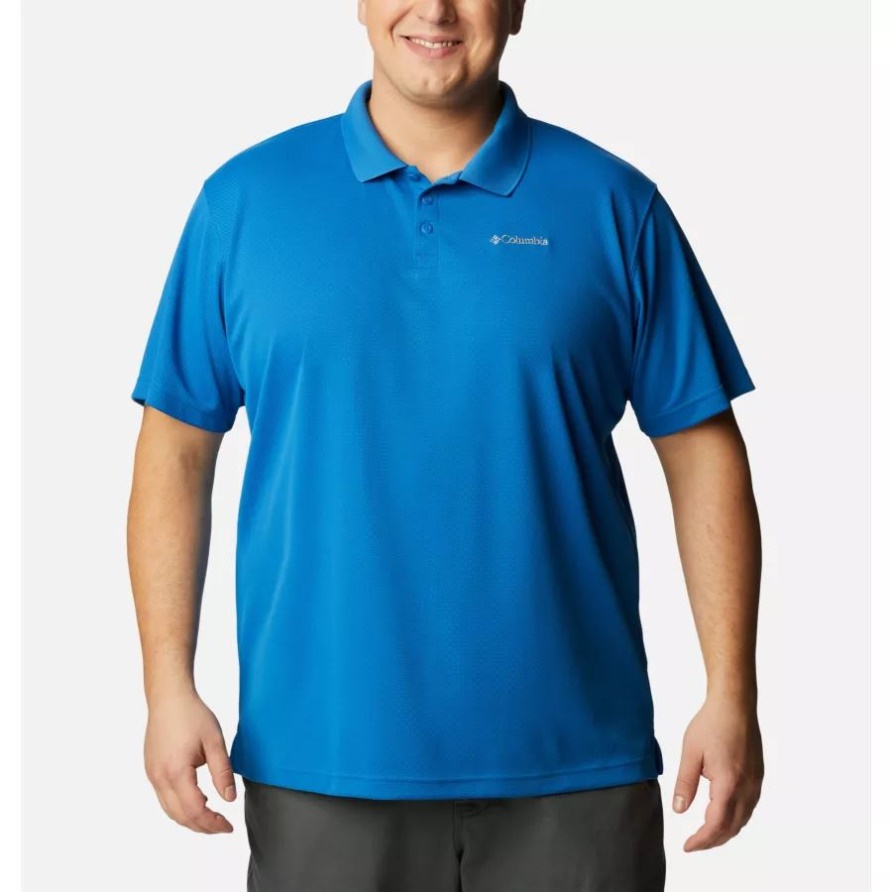 Helles Indigo-Poloshirt Für Herren Big Columbia