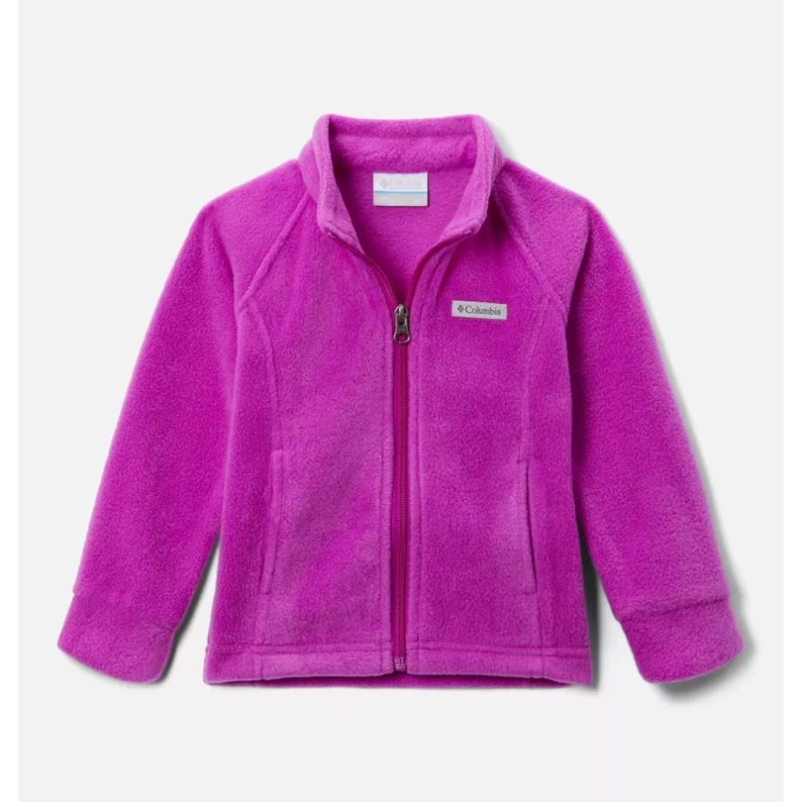 Helle Pflaume Columbia-Mädchen-Kleinkind-Benton-Federn-Fleecejacke
