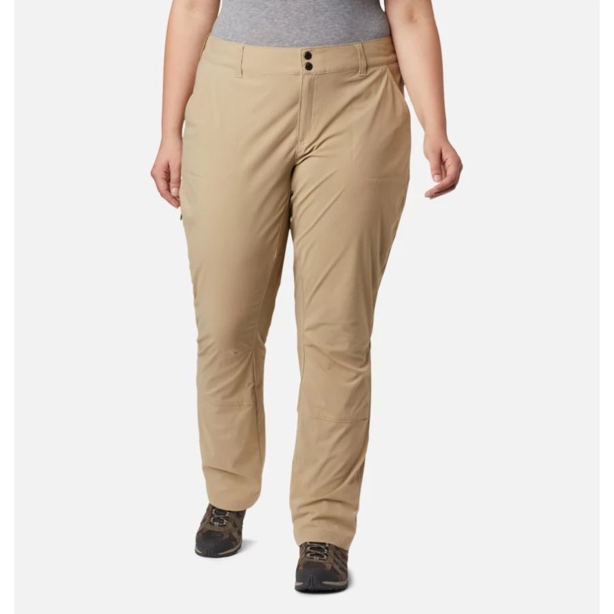 British Tan Columbia Damen Samstag Trail Stretchhose Plus Größe