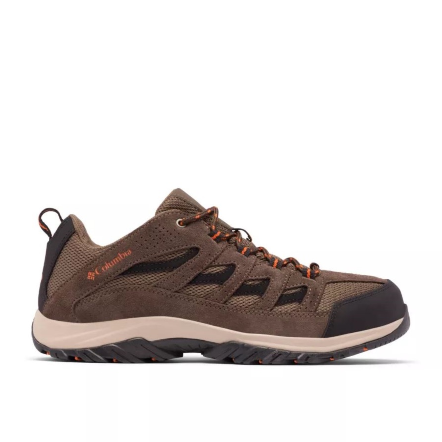 Camo Brown/heatwave Herren Crestwood Wanderschuh Breit Columbia