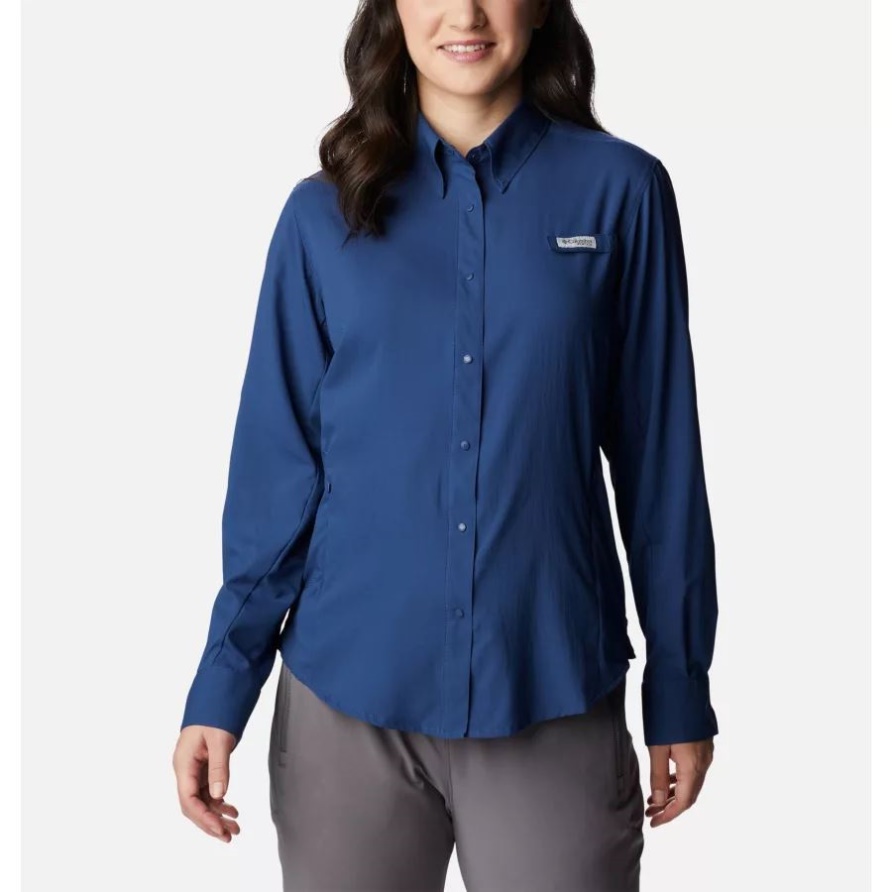 Carbon Columbia Frauen Pfg Tamiami Ii Langarm Shirt