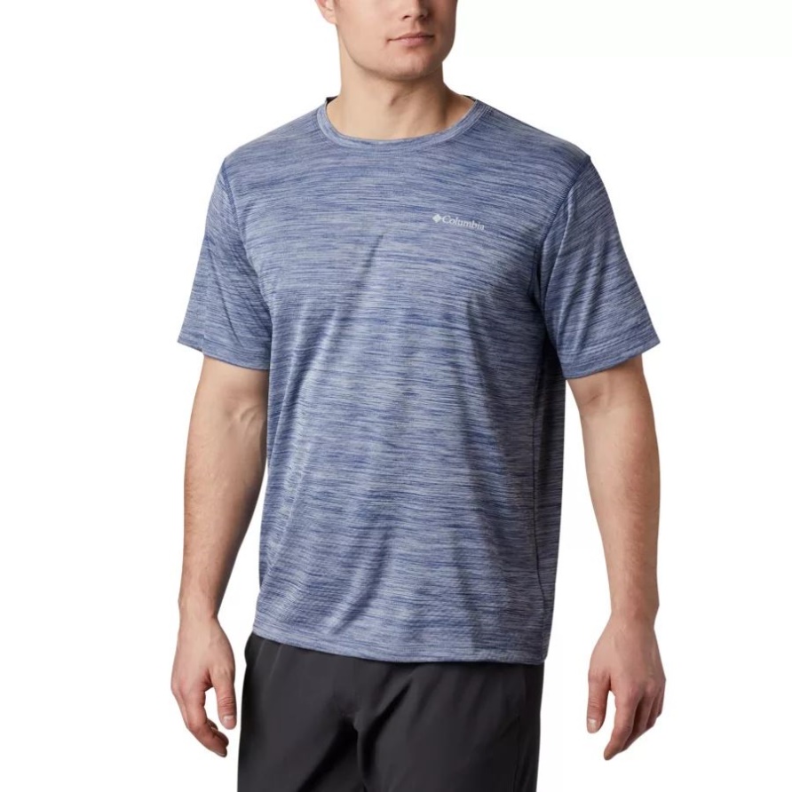 Carbon Heather Columbia Herren Zero Rules Kurzarmshirt Active Fit