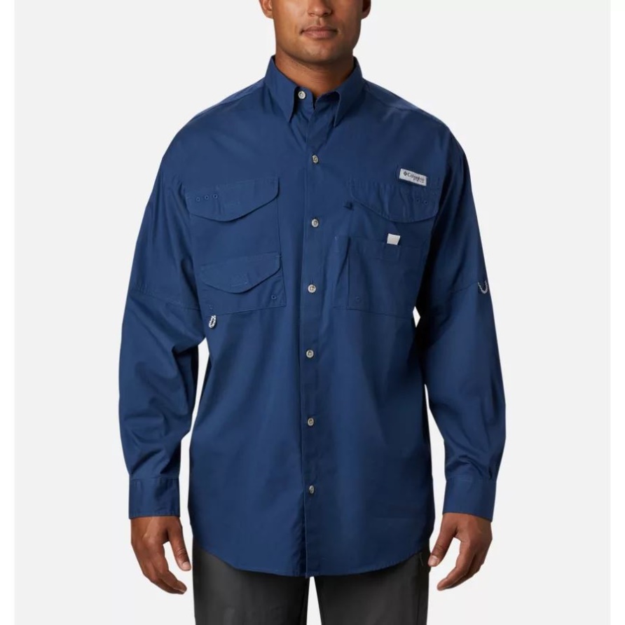 Carbon Herren Pfg Bonehead Langarmhemd Groß Columbia