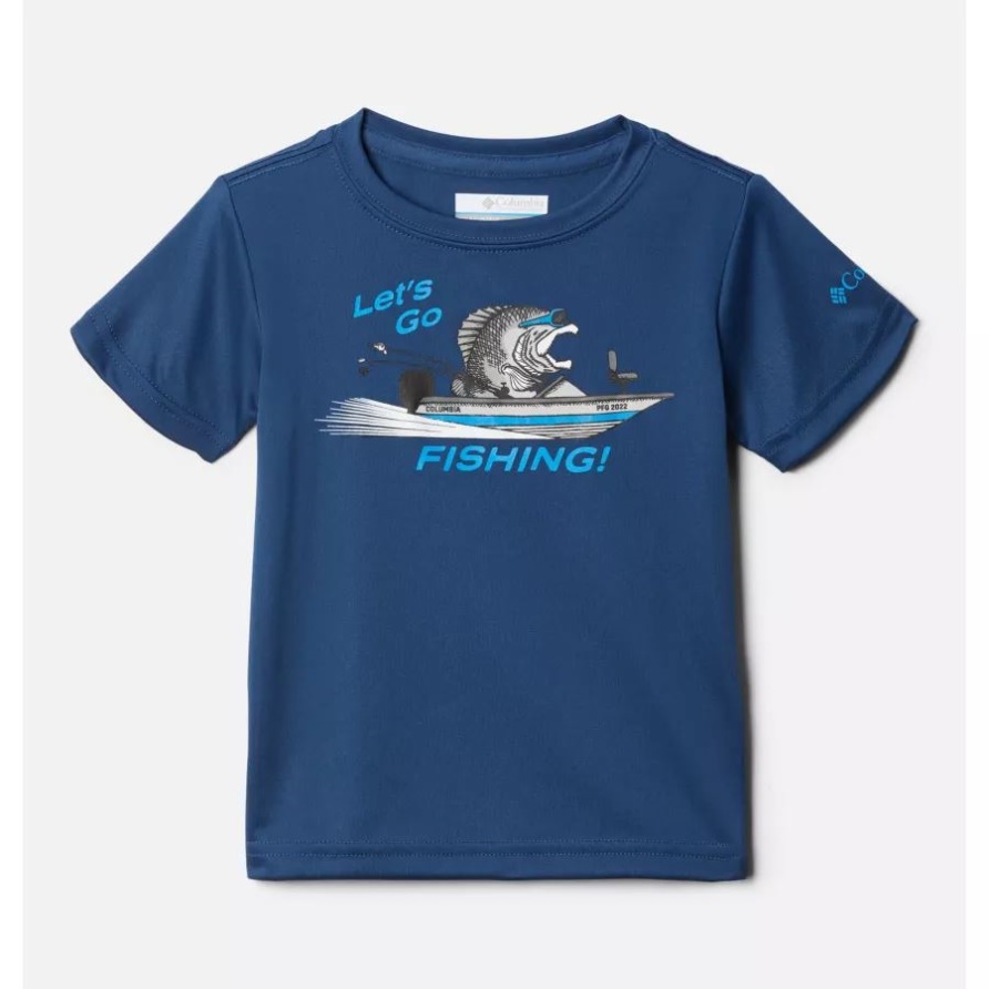 Carbon/y Lgf Baß-Boot Kolumbien-Jungen Kleinkind Pfg Endgerät Lgf T-Shirt