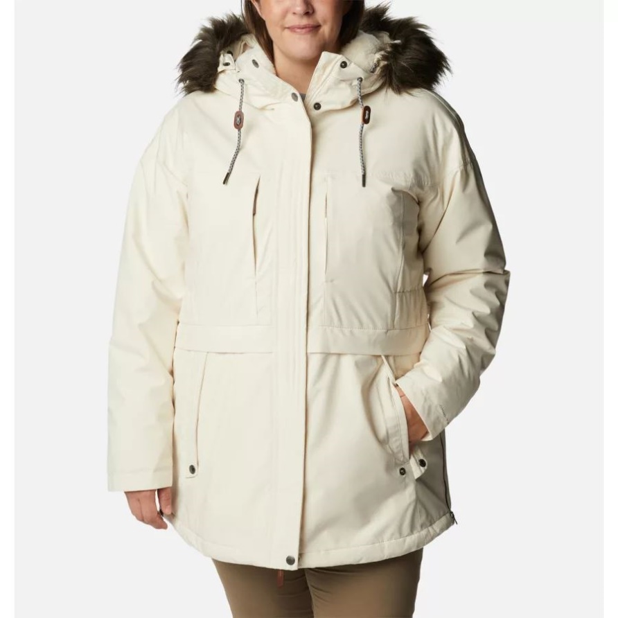 Chalk Columbia Payton Pass Isolierjacke Für Damen In Übergröße
