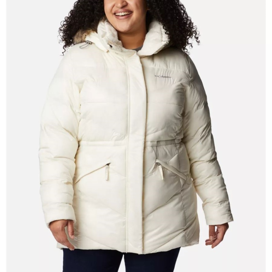 Chalk Gunmetal Damen-Jacke Mit Mittlerer Isolierung Von Peak To Park Plus Größe Columbia