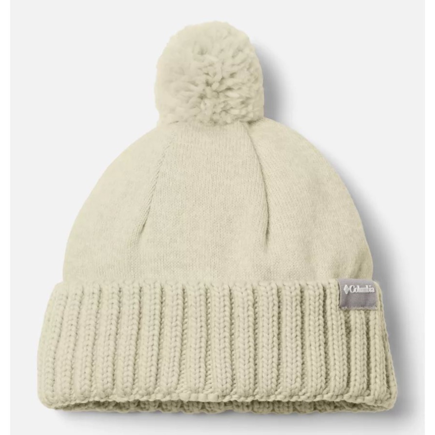 Chalk Heather Unisex-Pullover Weather Pom Beanie Columbia