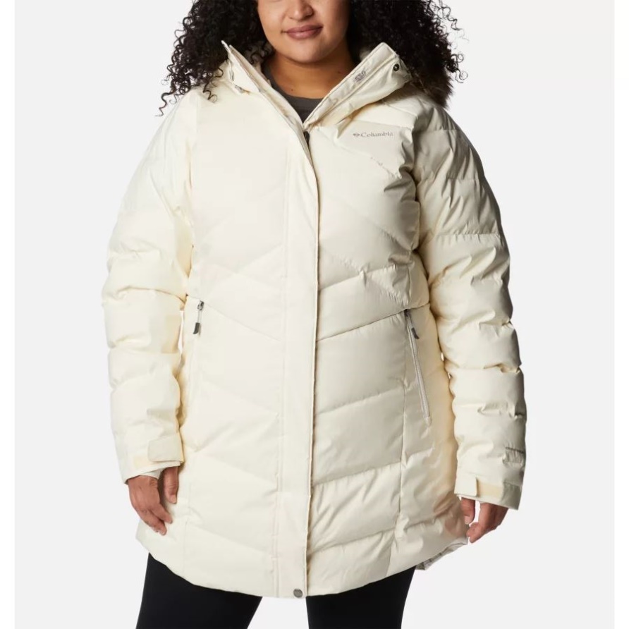 Chalk Sheen Columbia Lay D Down II Mid-Jacke Für Damen In Übergröße
