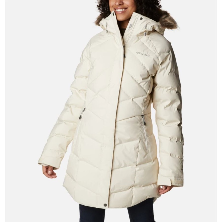 Chalk Sheen Lay D Down II Mid Jacke Für Damen Columbia