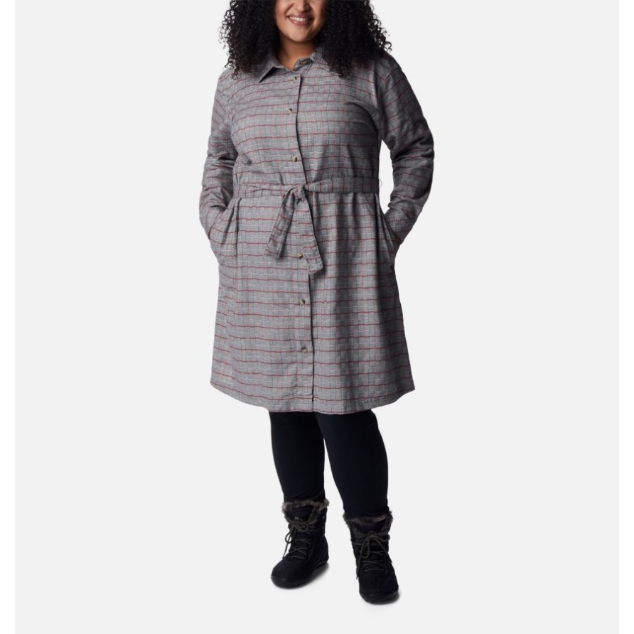 Kreide-Twill Columbia Holly Hideaway Flanellkleid Für Damen In Übergröße