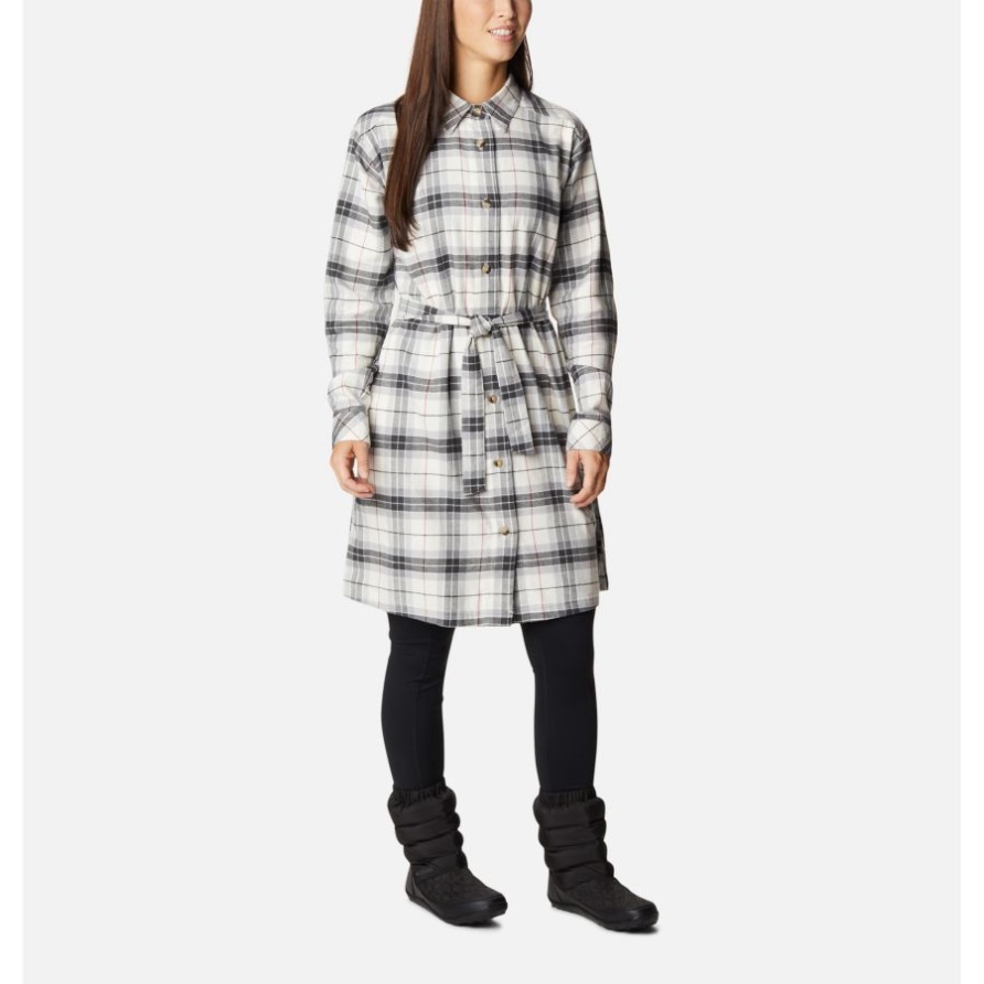 Kreide-Twill Columbia Holly Hideaway Flanellkleid Für Damen