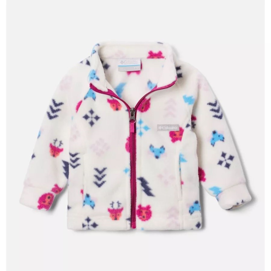 Baby Benton Springs II Bedruckte Fleecejacke Von Chalk Woodlands Für Mädchen Columbia