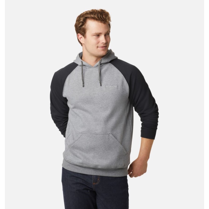 Anthrazit Meliert/schwarz Columbia Hart Mountain Ii Herren-kapuzenpulli Groß
