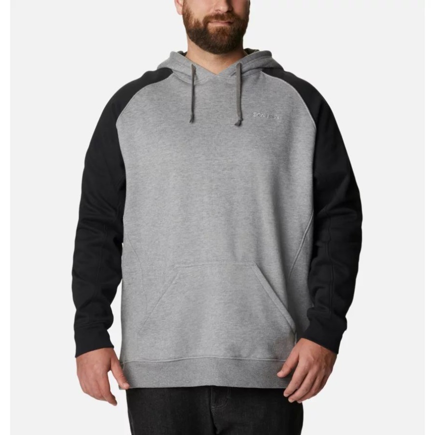 Anthrazit Meliert/schwarz Herren-kapuzenpulli Hart Mountain Ii Big Columbia