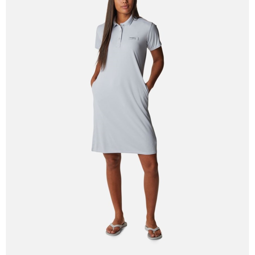 Cirrus Grau Columbia Pfg Tidal Tee Polokleid Für Damen