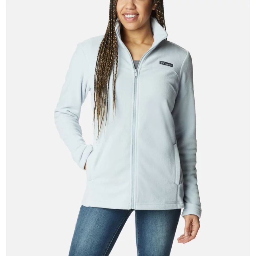 Cirrus Grau Meliert Columbia Castle Dale Fleecejacke Mit Durchgehendem Reißverschluss Für Damen