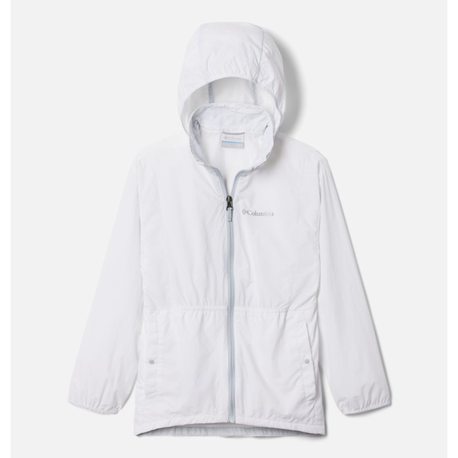 Cirrus Grey/White Columbia Punchbowl-Jacke Für Mädchen