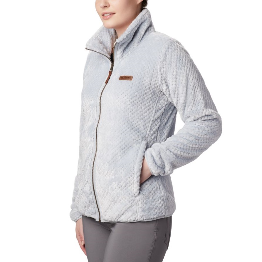 Cirrus Grey Fire Side II Sherpa Fleece Columbia Mit Durchgehendem Reißverschluss Für Damen