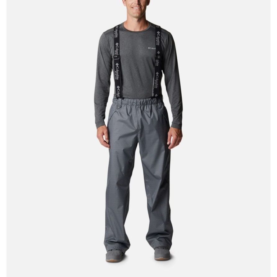 Pfg Terminal Tackle Latzhose Für Herren In City Grey Mit Karbonfaserdruck Columbia