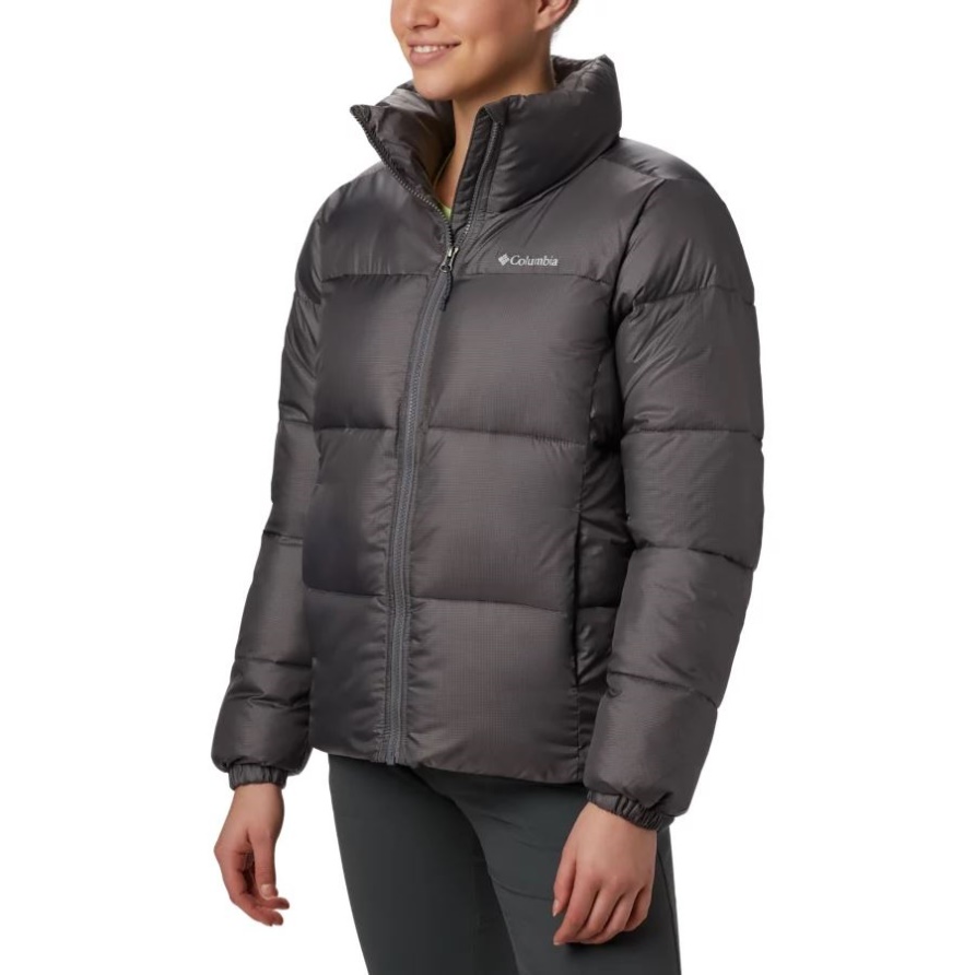 Stadtgraue Columbia-daunenjacke Für Damen