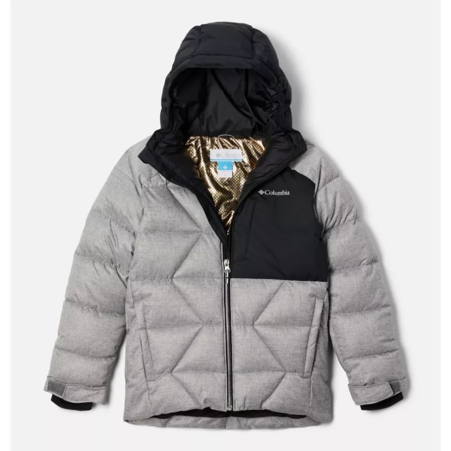 City Grey Heather/Black Jungen Winter Powder II Steppjacke Columbia