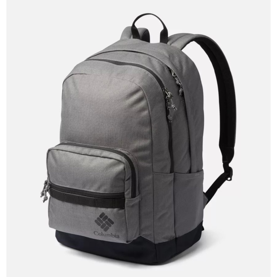 City ​​grau Meliert/schwarz Zickzack 30l Rucksack Columbia