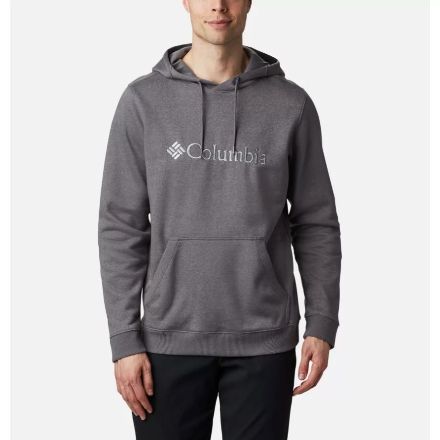 Stadtgrau Meliert/kolumbien Grau Csc Basic Logo Ii Hoodie Für Herren Von Columbia