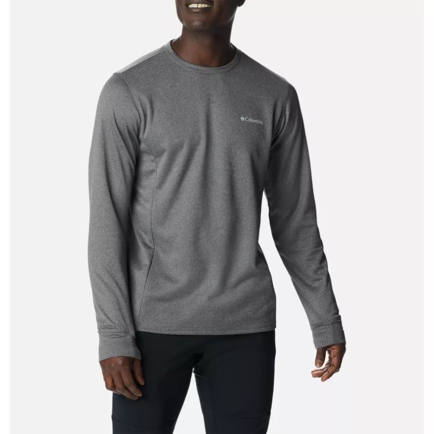 City Grau Heather Columbia Herren Park View Crew Shirt
