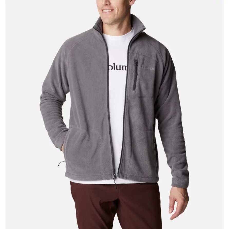 City Grey Herren Fast Trek II Fleece Columbia Mit Durchgehendem Reißverschluss