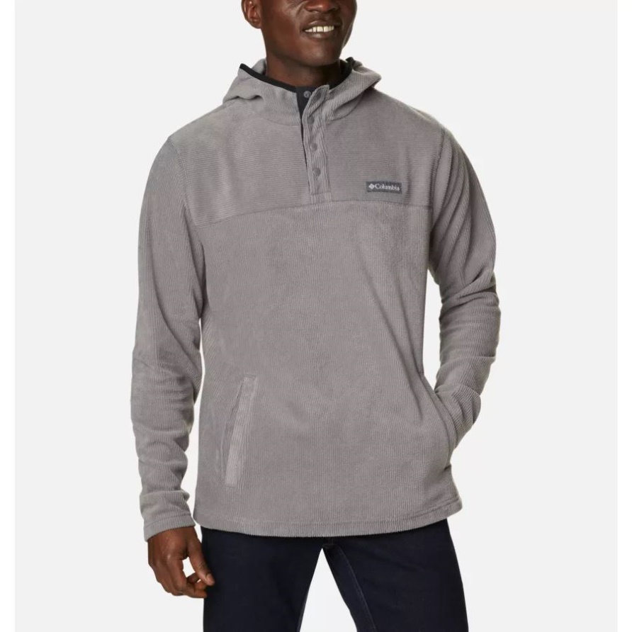 Stadtgrau Steens Mountain Neuheit Half Snap Fleece Hoodie Columbia Für Herren