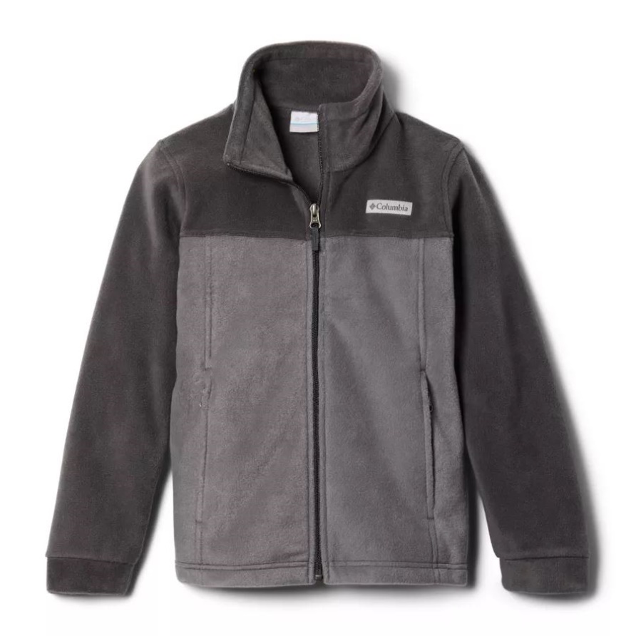 City Grey/Shark Steens Mountain II Fleecejacke Für Jungen Columbia
